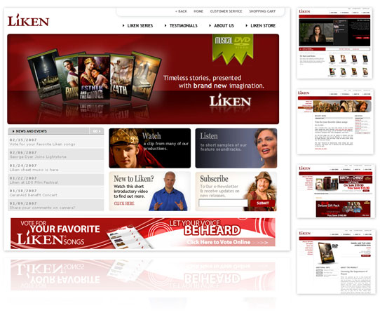 Liken It Web Redesign